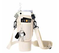 Yamobi Borsa per bottiglie d'acqua con custodia per telefono Stanley Cup 40/30 oz.Borsa porta bottiglie d'acqua con 3 tappi per accessori Stanley