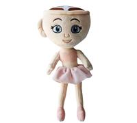 Yamobi Tung Tung Tung Tung Sahur Peluche, Tung Tung Tung Sahur Pupazzo, Ballerina Collezione, Ballerina Cappuccina Per Bambini e Adulti (Rosa)