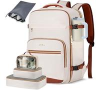 YAMTION Set zaino da viaggio beige L