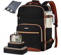 YAMTION Set zaino da viaggio, nero, L