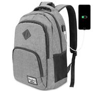 YAMTION Zaini Scuola Unisex Zaino Uomo Donna per Media Ragazzo Ragazza Superiore Università USB Adulti Zaini porta Lavoro Ufficio