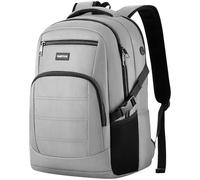 YAMTION Zaino da uomo, Grigio, 15.6 inch, Zaino