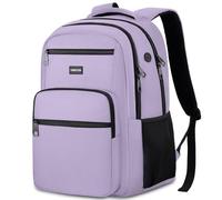 YAMTION Zaino da uomo, zaino scolastico per adolescenti, Lilla, 15.6"
