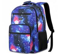 YAMTION Zaino da uomo, zaino scolastico per adolescenti, Starrysky, 15.6"