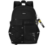 YAMTION Zaino per scuola,ragazzi e ragazze,zaino per uomini e donne, borsa per libri universitari con porta di ricarica USB, zaino da viaggio per laptop per scuola media e superiore
