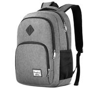 YAMTION - Zaino per uomo e donna, zaino per la scuola, per adolescenti, per laptop da 15,6 pollici (39,5 cm), zaino per computer portatile, con porta di ricarica USB, per lavoro, studio, viaggi