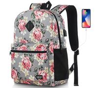YAMTION Zaino Porta PC da Donna Ragazza, per Scuola Superiore, Media e Università, Notebook per Viaggi