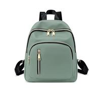 YANAIER Mini zaino per donne e ragazze, alla moda, antifurto, zaino da scuola da donna, Verde chiaro, Small