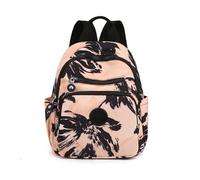 YANAIER Zaino per donne e ragazze alla moda mini zaino borsa leggero casual zaino da viaggio piccolo zaino ragazzi, Foglie nere., Casual