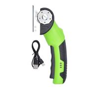 Yanayi Elettriche Senza Filo | Taglierina Rotante con Blocco di Sicurezza e Luce LED - Elettriche di Precisione per Industria Falegnameria Cartone Cucina Garage Tappeti Cuoio | Strumento Elettrico