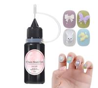 Yanayi Gel Per Modellare Unghie | 10 ml Colla Gioielli Trasparente Non Appiccicosa - Gel per Ricostruzione 3D Unghie - Per Principianti, Salon, Pittura Casa, Negozi Manicure, Design Gemme Glitter