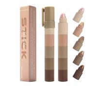 Yanayi Highlighter Viso - Contouring Naso Crema | Cosmetici Viso Impermeabili Bellezza per Viaggio Vacanza All'aperto Carnevale Palco Appuntamento Feste