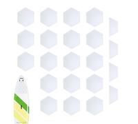 Yanayi Tappetino di Trazione per Surfboard | 22 Pezzi Tappetino Esagonale Antiscivolo per Trazione sul Ponte,Cuscini da Ponte - per Kiteboard Shortboard Skimboard Sport Acquatici Uomini e Donne