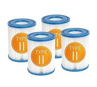 YanBan Cartucce Filtro di Ricambio Compatibile con Best-Way Tipo II 58094 Filtro Piscina Gonfiabile, Compatibile con Lay-Z Spa Filtro Vasca Idromassaggio, 4.2", 5.4", Confezione da 4