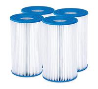 YanBan Filtri di Ricambio Tipo A/C compatibili con Best-Way 58012 Cartuccia Filtro, Confezione da 4 filtri Pompa Piscina per Best-Way Tipo Ⅲ cartucce Filtro