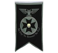 Yanbooch Striscione nero templari bandiera uomo grotta camera letto ufficio festa decorazione 76 x 127 cm