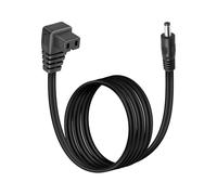 YANBORONSN Cavo di alimentazione 14AWG DC5521 a 12V per frigorifero da auto, cavo di alimentazione DC5.5mmx2.1mm a 2 PIN per banco di potenza per laptop, refrigeratore auto, nero (1.5M/4.9FT)