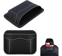 YanBous Set Di 2 Tasche Laterali In Pelle PU Per Sedili Auto: Mini-Organizer Per Conservare Documenti, Cartelle E Blocchi Note In Modo Efficiente, Tasca Laterale Pratica Per Mantenere L'Auto Ordinata