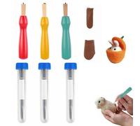 YanBous Set Iniziale per Infeltrimento ad Ago - 60 Aghi per Infeltrire di 3 Diverse Dimensioni, Manico in Legno, Protezione per le Dita, Scatola per la Conservazione & Tappetino di Lavoro