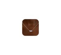YANCHUN Collana in argento con ciondolo a forma di cuore, con ciondolo a forma di lettera dalla A alla Z, regalo di compleanno o di Natale per donne, Metallo, Nessuna pietra preziosa