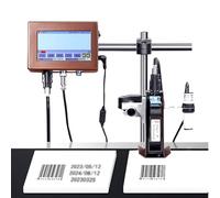 YANDDEA Macchina per la codifica automatica, stampante a getto d'inchiostro industriale, macchina per la codifica online, macchina per la codifica della data,25.4mm