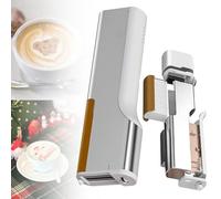 YANDDEA Stampante per caffè Latte Art per uso alimentare, Stampante portatile con penna a getto d'inchiostro Stampante portatile e getto d'inchiostro Caffè Pane Biscotti Birra Torta Pane,Black