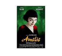 YANDING Poster su tela con stampa artistica da parete, con scritta "Il favoloso destino di Amelie Poulain", decorazione moderna per camera da letto, 20 x 30 cm