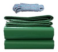 YANFEILI Telo Impermeabile,3.5x3.5m 520g/m² impermeabile pvc per Esterno in Rinforzato con Occhielli Copertura per Mobili,Legna,Campeggio,Bici,Telo Coprimoto Impermeabile verde