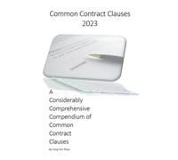 Yang Yen Thaw Common Contract Clauses 2023 (Tascabile)