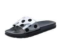 YANG11FAN Ciabatte da Doccia Personalità estiva con un centinaio di pantofole a pois Donna all'aperto Una parola trascina sandali da bagno for la casa con fondo morbido Ciabatte da Bagno(A,40/41)