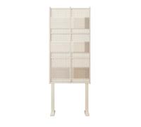 YANG11FAN Facilità Scaffale for libri dal pavimento al soffitto, scaffale for riviste, espositore for lettura, for CD multistrato(Bianco,58cm)
