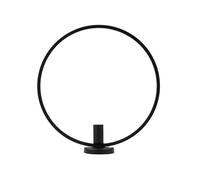 YANG11FAN Portacandele Circolare Design Rotondo Nordico Stile Semplice Candeliere Tea Light Ristorante Tavolo da casa Decorazione Cena a lume di Candela Centrotavola(Piccolo)