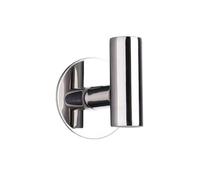 YANG11FAN Salvaspazio Grucce spazzolate dorate Mr e Ms, ganci da parete for la casa, appendiabiti bagno autoadesivi, 2 o 4 pezzi Attaccapanni Muro(Silver,4pcs)