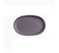 YANG11FAN Versatile Vassoio portafiori Ovale in Ceramica(Nero)