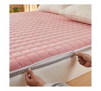 YANGAFJDUA Addensare Coprimaterasso per Pavimento Futon, Morbido Coprimaterasso Futon Giapponese con Cerniera, Lavabile Copertura per Tappetino Tatami Cotone, Senza Materasso,B,100x200cm/39x79in