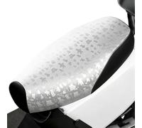 YANGAFJDUA Argento AntiGraffio Coprisella Moto Impermeabile | Coprisedile Scooter Universale con Fascia Elastica, Telo Copri Sella Antigraffio per Sedili di Moto, Protezione da Pioggia