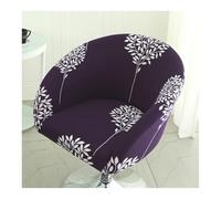 YANGAFJDUA Curvo Copertura Sgabello da Bar con Schienale Rotondo, Universale Coprisgabello da Bar 4/2/1 Pezzi, Girevoli Fodera Sgabelli Cucina, Elasticizzato Coprisgabelli da Cucina Lavabile,G,2PCS