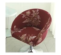 YANGAFJDUA Curvo Coprisedia/Fodera per Sgabello da Bar con Braccioli, Elasticizzato Coprisgabello da Cucina da Bar con Schienale Curvo 4/2PCS, Girevoli Coperture per Sedie da Cucina Lavabili,H,4PCS