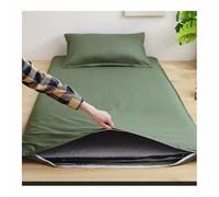 YANGAFJDUA Morbido Coprimaterasso Futon con Cerniera, Pieghevole Fodera in Puro Cotone in Diversi Colori Coprimaterasso Lavabile per Materasso per Divano Reclinabile da Pavimento,A,120x200cm/47x79in