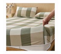 YANGAFJDUA Motivo A Quadri Coprimaterasso Futon Giapponese con Cerniera, Pieghevole Coprimaterasso Arrotolabile Fodera Materasso Futon, Morbido Copertura Protezione per da Terra,G,180x200cm/71x79in