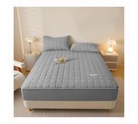 YANGAFJDUA Reticolo Fodera per Futon con Cinturino Elastico, Trapuntato Fodera Materasso Matrimoniale con Cerniera, Antiscivolo Copertura Protettiva per Tappetino Tatami, Lavabile,E,200x220cm/79x79in