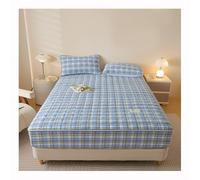 YANGAFJDUA Reticolo Fodera per Futon con Cinturino Elastico, Trapuntato Fodera Materasso Matrimoniale con Cerniera, Antiscivolo Copertura Protettiva per Tappetino Tatami, Lavabile,A,200x220cm/79x79in