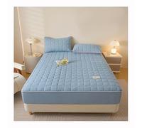 YANGAFJDUA Reticolo Fodera per Futon con Cinturino Elastico, Trapuntato Fodera Materasso Matrimoniale con Cerniera, Antiscivolo Copertura Protettiva per Tappetino Tatami, Lavabile,B,200x220cm/79x79in