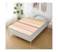 YANGAFJDUA Trapuntato Fodera per Materasso da Pavimento, Pieghevole Coprimaterasso per Materasso Giapponese Copertura Morbida per Materasso Futon, Antipolvere Copertura Tatami Mat,F,100x200cm/39x78in
