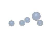 YANGC 1-100 pezzi 10mm~50mm Palline di plastica PP Perline rotonde solide ad alta precisione 10/10.5/11.1125/12/12.7/14/14.288/15/15.875/16/18~50mm(2 Pcs,30mm)