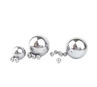 YANGC 1-500 pezzi Dia 1-24mm Sfere in acciaio pieno 440C Acciaio inossidabile G10 Grado Crimpatura Alta precisione 2/3/6.35/8/10/12/15mm(1pcs,4.5mm)