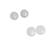 YANGC 10-100 pezzi Ø2mm - 10mm PP palline di plastica solida Dia 2 2,38 2,5 3 3,175 3,5 4 4,5 4,763 Perline rotonde traslucide galleggianti da 5mm a 10mm(50Pcs,9mm)