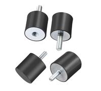 YANGC 2 pezzi M8 M10 maschio/maschio femmina ammortizzatori in gomma antivibrazioni silentblock barca auto bobina ammortizzatore strumenti nero(SIZE 3)