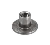YANGC 30 pezzi M6x17,5x1,4 mm Dado a T in acciaio al carbonio Dado a T Fissaggio con flangia passante Inserto Filettatura femmina