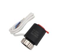 YANGC AC 230V Normalmente Chiuso NC M28x1.5mm Attuatore Termico Elettrico for Riscaldamento a Pavimento TRV Valvola Termostatica Del Radiatore(1 Pieces-Black)